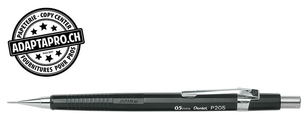 Pentel - PEN-P205-A - Portemine PENTEL Sharp P200 - 0.5mm - noir