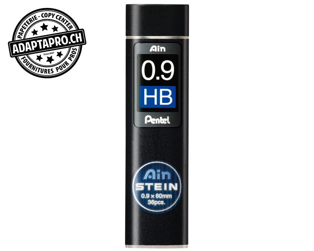 Pentel - PEN-C279-HBO - Mines graphite PENTEL AinStein - 0.9mm - HB - 36 pces