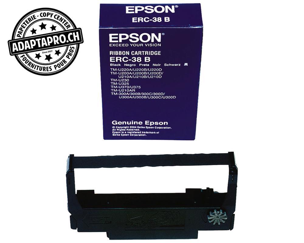 Epson - EPS-C43S015374 - Ruban encreur EPSON - ERC-38 B/R - Noir