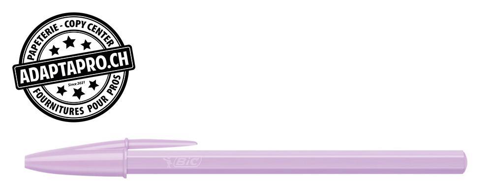 BIC - BIC-302550-PU - Stylo à bille - BIC Cristal - Violet Pastel