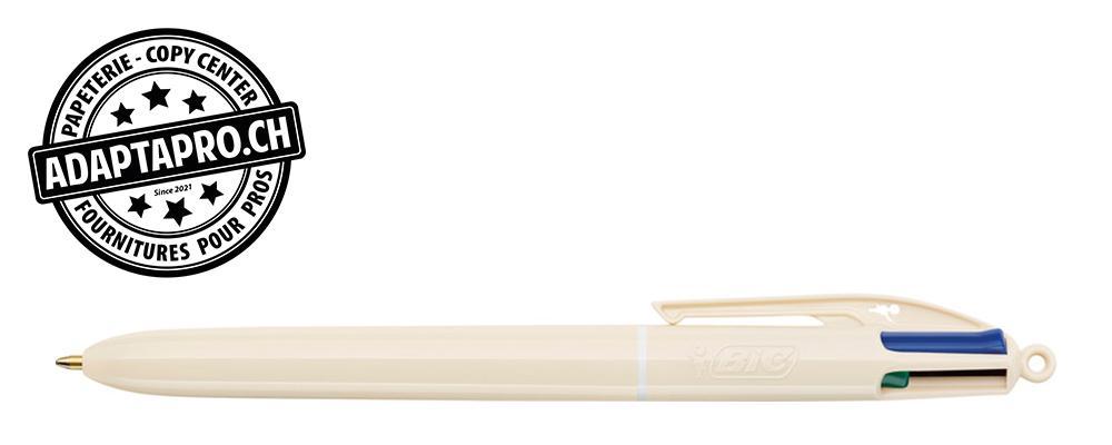 BIC - BIC-303302-BE - Stylo bille quatre couleurs BIC 4 Colours - Mineral Tones - Beige