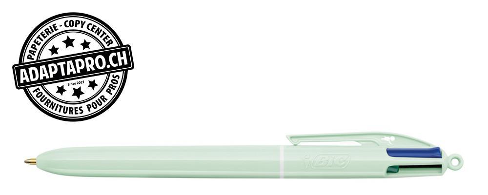 BIC - BIC-303302-GL - Stylo bille quatre couleurs BIC 4 Colours - Mineral Tones - Vert Clair