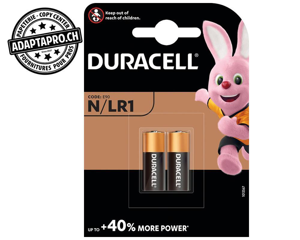 Duracell - DCL-MN9100 - Piles alcalines DURACELL Security - LR1 MN9100 - 1.5V - 2 pièces