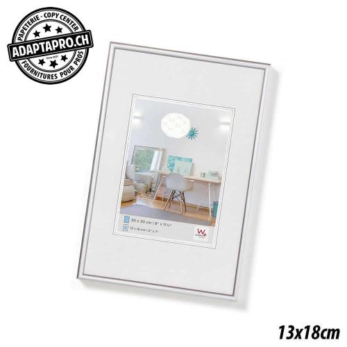 Cadre Photo Plastique - LifeStyle - 13x18cm - Argent&eacute;