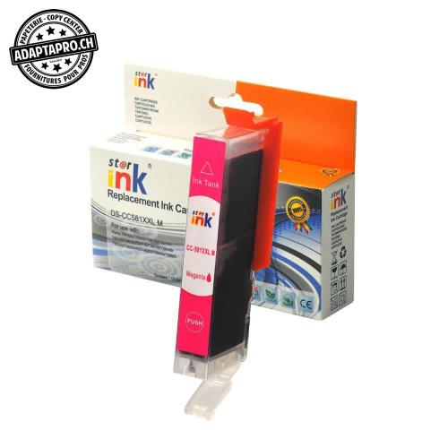 Cartouche d'encre compatible - Canon CLI-581XXL M - Magenta (12.5ml / 800 feuilles)