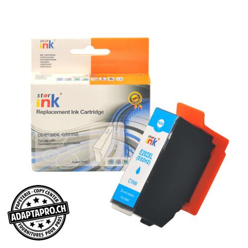 Cartouche d'encre compatible - Epson 202XL C - Cyan (12.3ml / 787 feuilles)