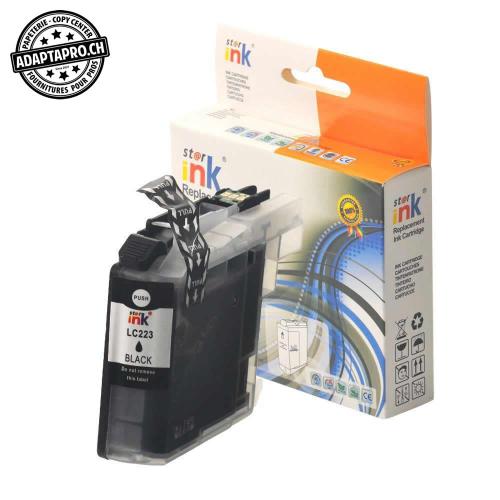 Cartouche d'encre compatible - Brother LC-223 BK - Noir (20ml / 800 feuilles)