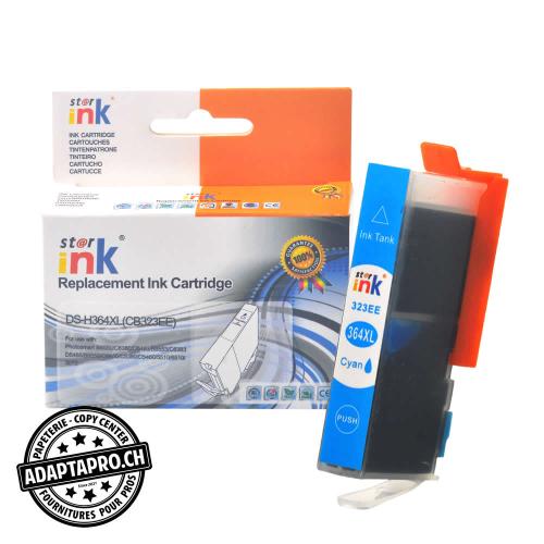 Cartouche d'encre compatible - HP 364XL C, CB323EE - Cyan (14ml / 672 feuilles)