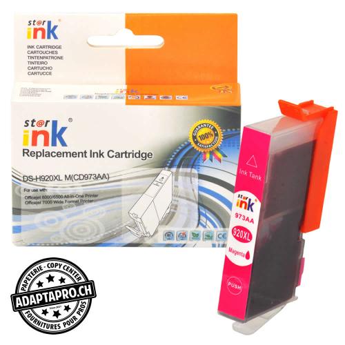Cartouche d'encre compatible - HP 920XL M, CD973AA - Magenta (14ml / 896 feuilles)