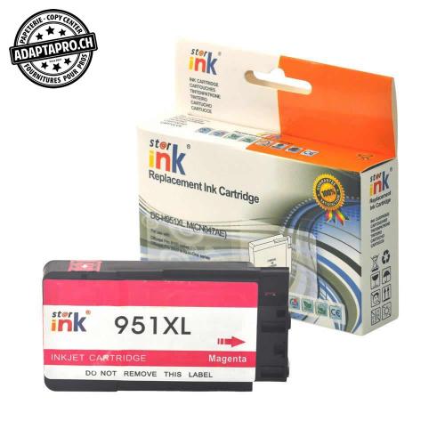Cartouche d'encre compatible - HP 951XL M, CN047A - Magenta (27ml / 1'728 feuilles)