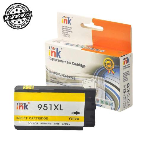 Cartouche d'encre compatible - HP 951XL Y, CN048A - Jaune (27ml / 1'728 feuilles)