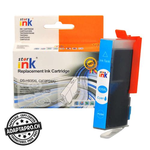 Cartouche d'encre compatible - HP 935XL C - Cyan (16ml / 1'024 feuilles)