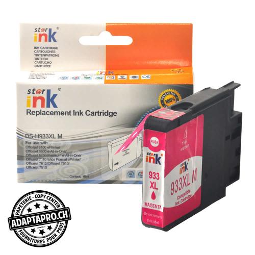 Cartouche d'encre compatible - HP 933XL M - Magenta (17ml / 1'088 feuilles)