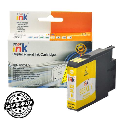 Cartouche d'encre compatible - HP 933XL Y - Jaune (17ml / 1'088 feuilles)