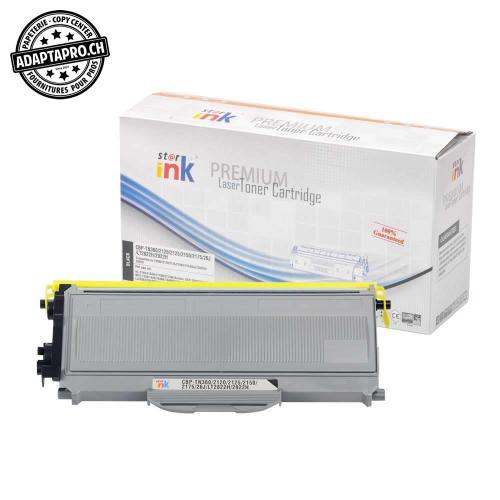 Cartouche de toner compatible - Brother TN-2120 - Noir (2'600 feuilles)