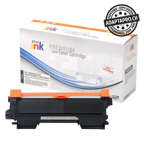 Cartouche de toner compatible - Brother TN-2220 - Noir (2'600 feuilles)