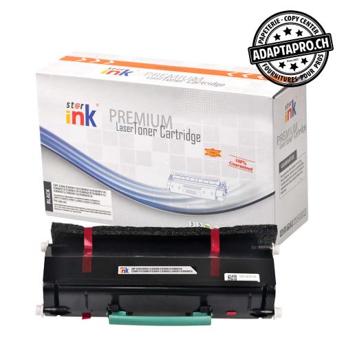 Cartouche de toner compatible - Lexmark E260, E360, E460 - Noir (9'000 feuilles)