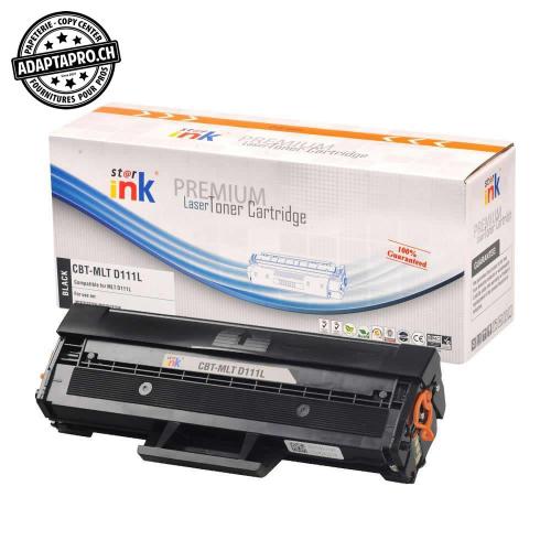 Cartouche de toner compatible - Samsung MLT-D111L - Noir (1'800 feuilles)