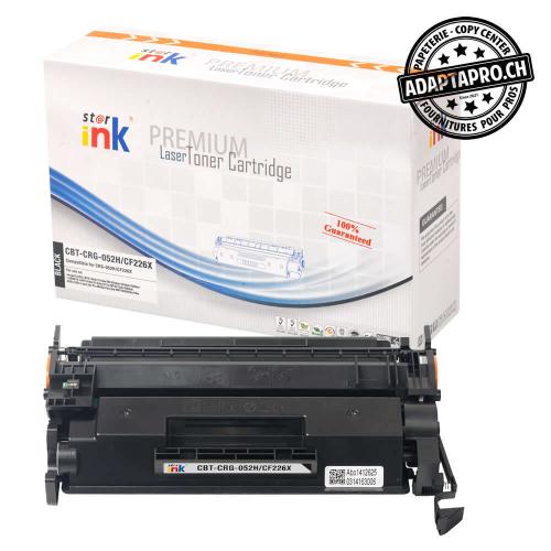 Cartouche de toner compatible - HP CF226X / 26X - Noir (9'200 feuilles)