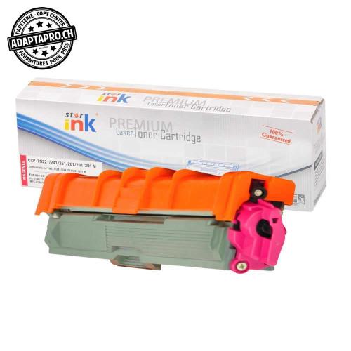 Cartouche de toner compatible - Brother TN-241 M - Magenta (1'400 feuilles)