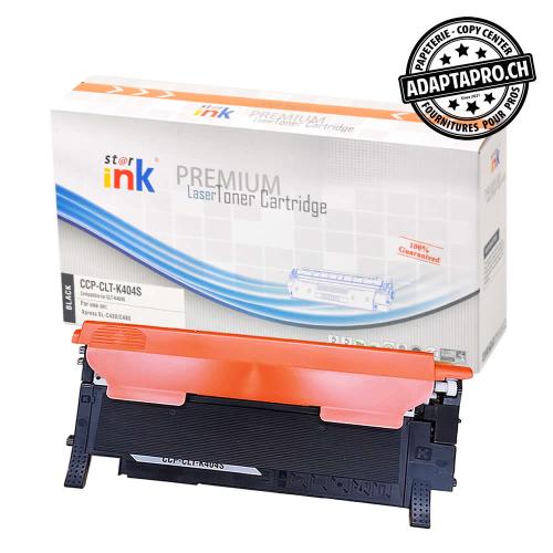 Cartouche de toner compatible - Samsung CLT-K404S BK - Noir (1'500 feuilles)