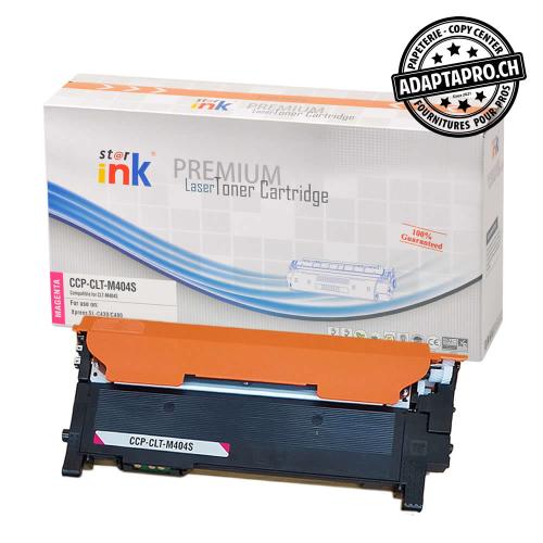 Cartouche de toner compatible - Samsung CLT-M404S M - Magenta (1'000 feuilles)