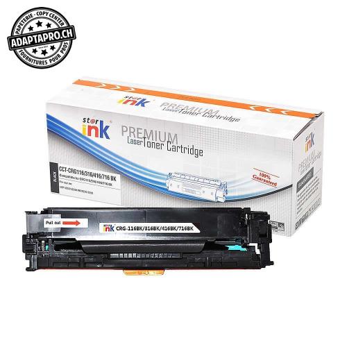 Cartouche de toner compatible - Canon CRG-716 BK - Noir (2'200 feuilles)