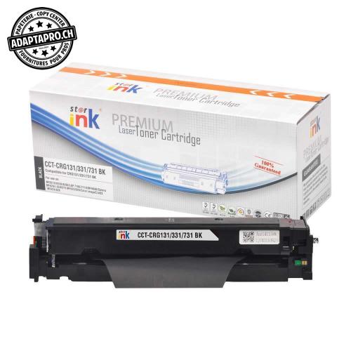 Cartouche de toner compatible - Canon CRG-731 BK - Noir (2'400 feuilles)