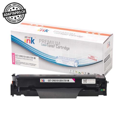 Cartouche de toner compatible - Canon CRG-731 M - Magenta (1'500 feuilles)