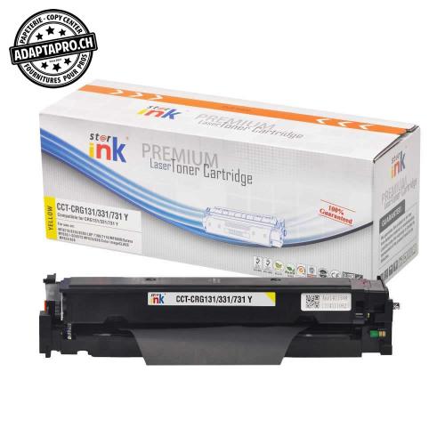 Cartouche de toner compatible - Canon CRG-731 Y - Jaune (1'500 feuilles)