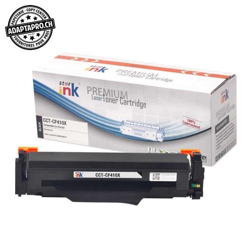 Cartouche de toner compatible - HP CF410X BK - Noir (6'500 feuilles)