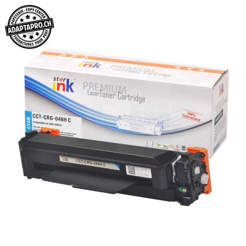 Cartouche de toner compatible - Canon CRG-046H C - Cyan (5'000 feuilles)