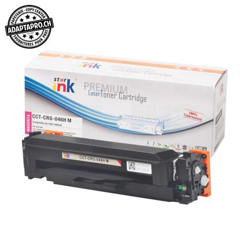 Cartouche de toner compatible - Canon CRG-046H M - Magenta (5'000 feuilles)