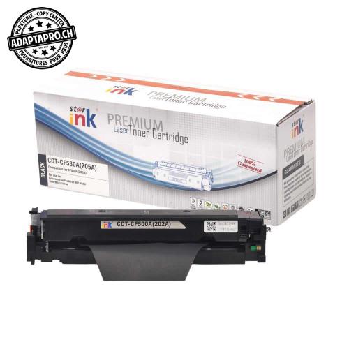 Cartouche de toner compatible - HP CF500A, 202A BK - Noir (1'400 feuilles)