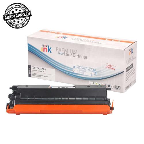 Cartouche de toner compatible - Brother TN-247 BK - Noir (3'000 feuilles)