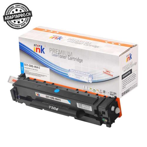 Cartouche de toner compatible - Canon CRG-054 C - Cyan (1'200 feuilles)