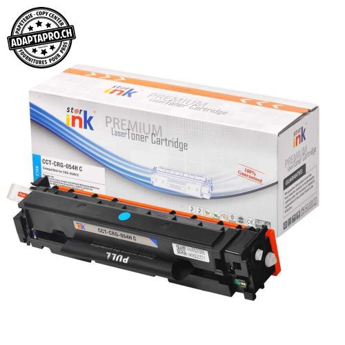 Cartouche de toner compatible - Canon CRG-054H C - Cyan (2'300 feuilles)