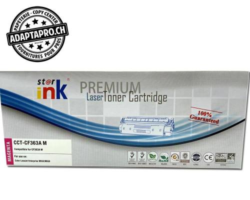 Cartouche de toner compatible - HP CF363A - Magenta (5'000 feuilles)