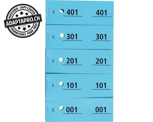 Billets de vestiaire 1 - 500 - bleu