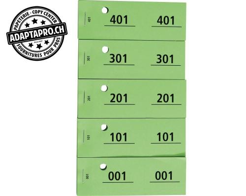 Billets de vestiaire 1 - 500 - vert