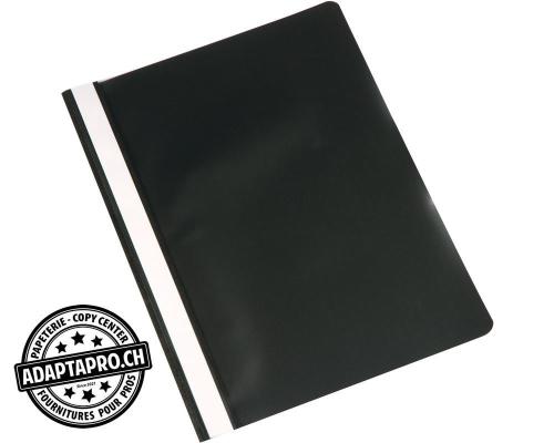 Dossier-classeur Q-CONNECT - noir - A4 capacit&eacute; 80 feuilles