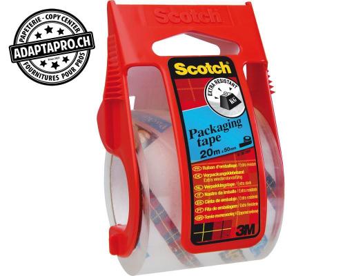 D&eacute;rouleur ruban d'emballage Scotch Pack Extra PP - 48mm * 20m