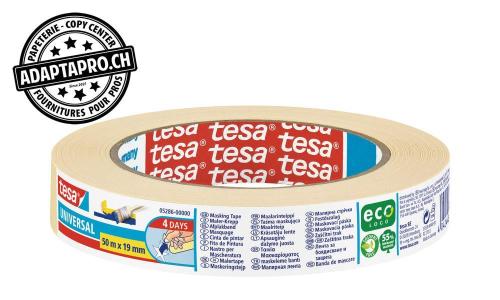 Ruban de masquage en papier TESA universal recycl&eacute; - 19mm * 50m