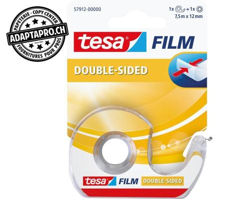 Ruban adh&eacute;sif double face TESA Film - 12mm * 7.5m