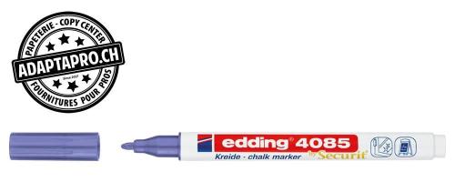 Marqueur craie liquide - EDDING 4085 - 078 - violet m&eacute;tal