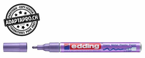 Marqueur de peinture - EDDING 751 - CREA - 078 - violet m&eacute;tal