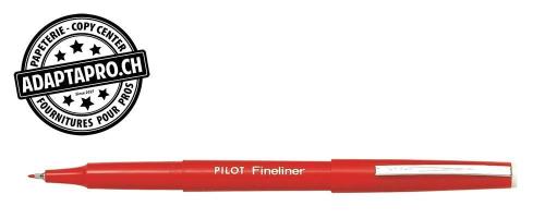 Feutre &agrave; pointe fine - PILOT Fineliner - 0.4 - rouge