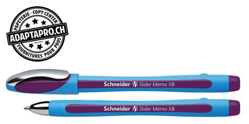 Stylo &agrave; bille - SCHNEIDER Slider Memo XB - violet