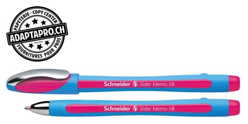 Stylo &agrave; bille - SCHNEIDER Slider Memo XB - rose