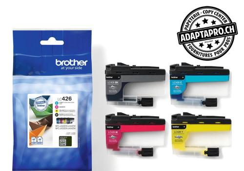 Cartouches d'encre/têtes d'impression BROTHER - LC-426 - Pack de 4 couleurs (CMJN)